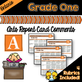 Grade 1 Ontario Arts Report Card Comments