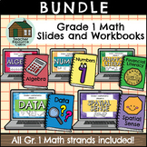 Grade 1 Ontario MATH Workbooks and Google Slides™