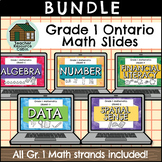 Grade 1 Ontario Math: FULL YEAR Bundle for Google Slides™