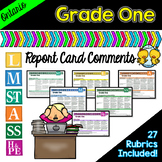 Grade 1 Ontario Report Card Comments