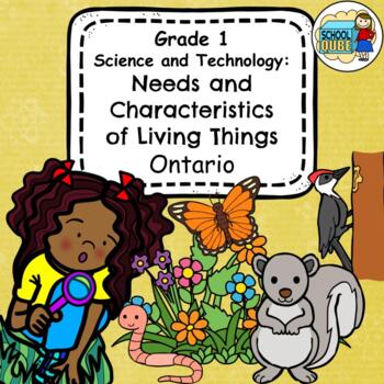 Preview of Grade 1 Ontario Science: Characteristics of Living Things Differentiated (2022)