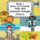 Grade 1 Ontario Science: Daily and Seasonal Changes Differ