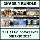 Grade 1 Ontario Social Studies/Science Full Year Mega Bundle