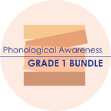 Grade 1 -Phonemic Awareness AUTOMATED assessment BUNDLE (B