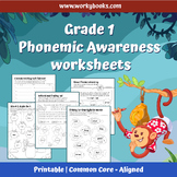 Grade 1 Phonemic Awareness Worksheets | CCSS.ELA-LITERACY.RF.1.3