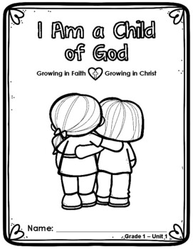 Preview of Grade 1 Religion Unit 1 - Growing in Faith, Growing in Christ (Digital/PDF)