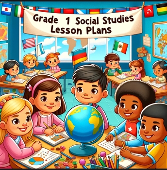 Preview of Grade 1 Social Studies (Revised 2023) Lesson Plans A-B (33 Lesson Plans)