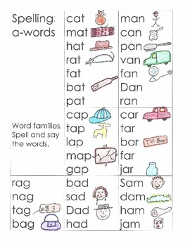 Grade 1 Spelling. Book 1:a-words. by Anna Elizabeth Schlechter | TpT