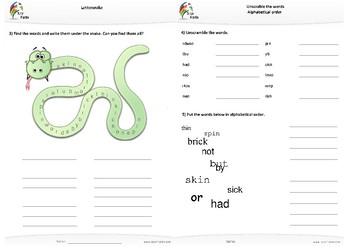 grade 1 spelling worksheets for 1 year by tutor martin tpt