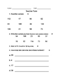 Grade 1 Standards-Based Math Assessment