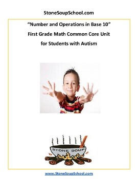 Preview of Grade 1 - CCS: Numbers and Operations in Base 10 for students with Autism