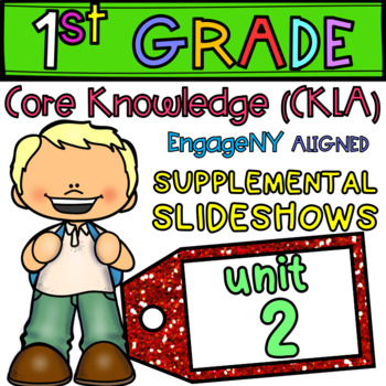 Preview of Grade 1 Supplemental Skills Slideshows UNIT 2 (Amplify/CKLA ALIGNED)
