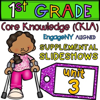 Preview of Grade 1 Supplemental Skills Slideshows UNIT 3 (Amplify/CKLA ALIGNED)