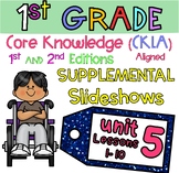Grade 1 Supplemental Skills Slideshows UNIT 5 Lessons 1-10