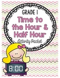 Grade 1 Time to the Hour and Half-Hour (Ontario Mathematic