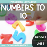 Grade 1, Unit 1: Numbers to 10 (Ontario Mathematics)
