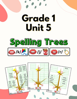 Preview of Grade 1 Unit 5 CKLA Spelling Trees