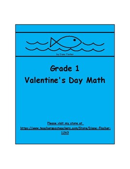 Preview of Grade 1 - Valentine's Day Math