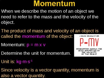 Preview of Grade 10-12 Momentum      Animated PowerPoint slides