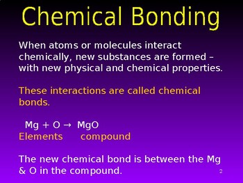 Grade 10 Chemical bonding in PowerPoint | TPT