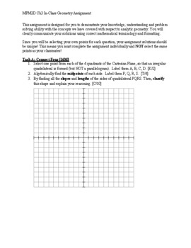 Preview of Grade 10 Geometry MPM2D Math Ch3 Geometric Properties Lesson Worksheets