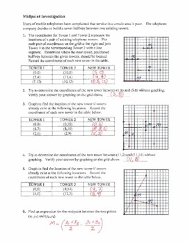 grade 10 mpm2d math ch2 analytic geometry lesson worksheets by miriam s math