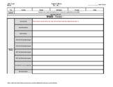 Grade 10 Weekly Lesson Plan Template w Florida + BEST Stan