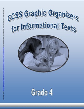 Preview of Grade 11-12 CCSS Graphic Organizers for Informational Texts