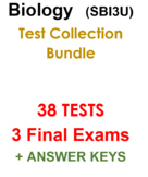 Grade 11 Biology SBI3U - Ultimate test bundle (38 tests + 