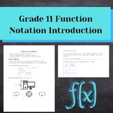 Grade 11 Function Notation Introduction