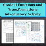 Grade 11 Functions: Transformations Activity