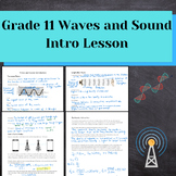 Grade 11 Physics: Waves and Sound Introductory Lesson