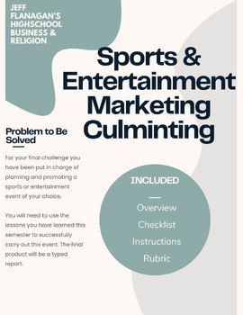 Preview of Sports and Entertainment Marketing Plan Culminating