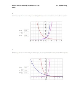 Preview of Grade 12 Functions MHF4U Math Ch6 Exponential Logarithm Lesson Notes Worksheets