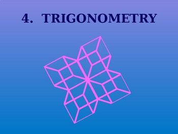 Preview of Grade 12 Trigonometry in PowerPoint