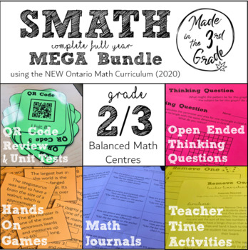 Preview of Grade 2/3 MEGA FULL YEAR SMATH BUNDLE
