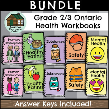Preview of Grade 2/3 Ontario Health Workbooks