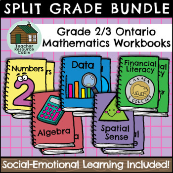 Preview of Grade 2/3 Ontario Math Workbooks (Full Year Bundle)