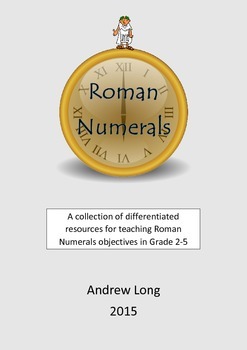 Preview of Grade 2-5 Roman Numerals Resource Pack
