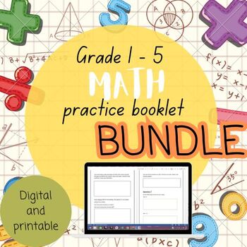 Grade 2 - 5 Math Practice Booklets. By Full Circle Teaching 