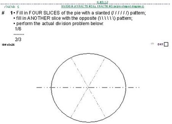 Grade 2 6 Fraction Problems Wpie Shaped Diagrams 512 Problems140 Pgs