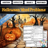 Grade 2 Addition & Subtraction Halloween Math Activities W