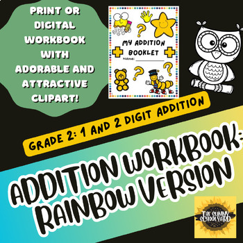 Preview of Grade 2 Addition Workbook: Rainbow Edition