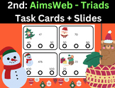 Grade 2 AimsWeb Number Sense Fluency - Triads Christmas Ta