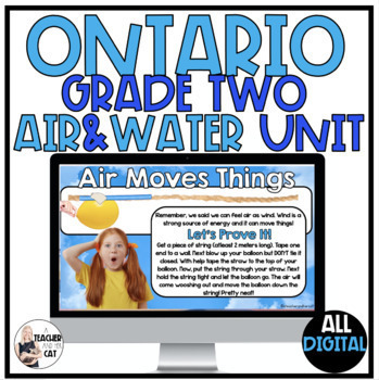 Preview of Grade 2 Air and Water in the Environment Ontario Digital Science Unit