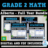 Grade 2 - Alberta Math - Full Year Bundle - NEW 2022 Curriculum