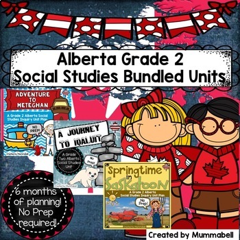 Preview of Grade 2 Alberta Social Studies Inquiry Bundle Unit