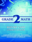 Grade 2 Bundle: Math and Language Comment Builder