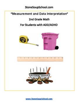 Preview of Grade 2, CCS: Measurement/ Data for Students with ADD/ ADHD