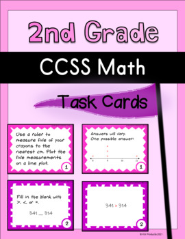 Preview of Grade 2 CCSS Math Task Cards